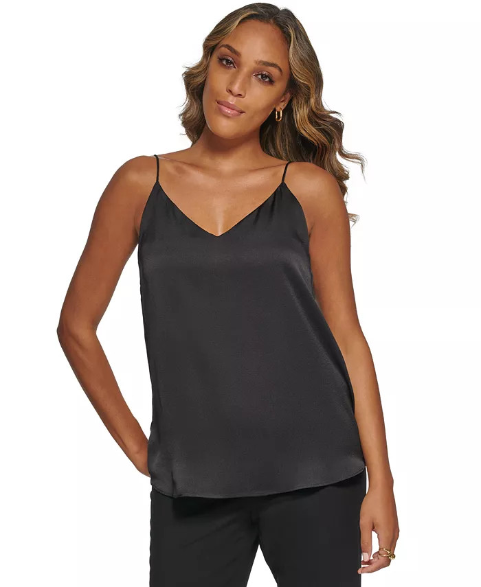 V-Neck Camisole, Regular and Petite Sizes | Macy's