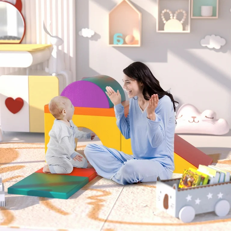 KORIMEFA 5 PCS Kids Climbing Toys for Toddlers 1-3, Lightweight Couch Kids for Crawling Sliding, ... | Walmart (US)