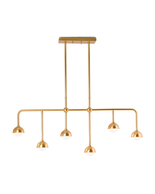 42in Delicate Curves 6 Light Linear Ceiling Light | TJ Maxx