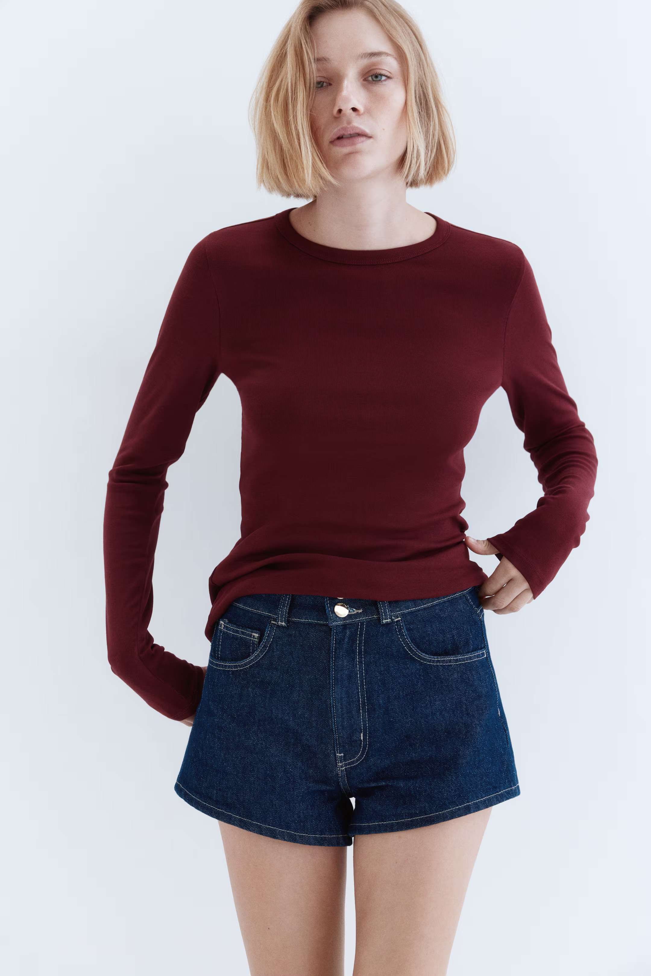 Long-sleeved Jersey Top | H&M (US + CA)