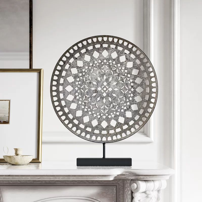 Bell Metal Medallion Sculpture | Wayfair North America