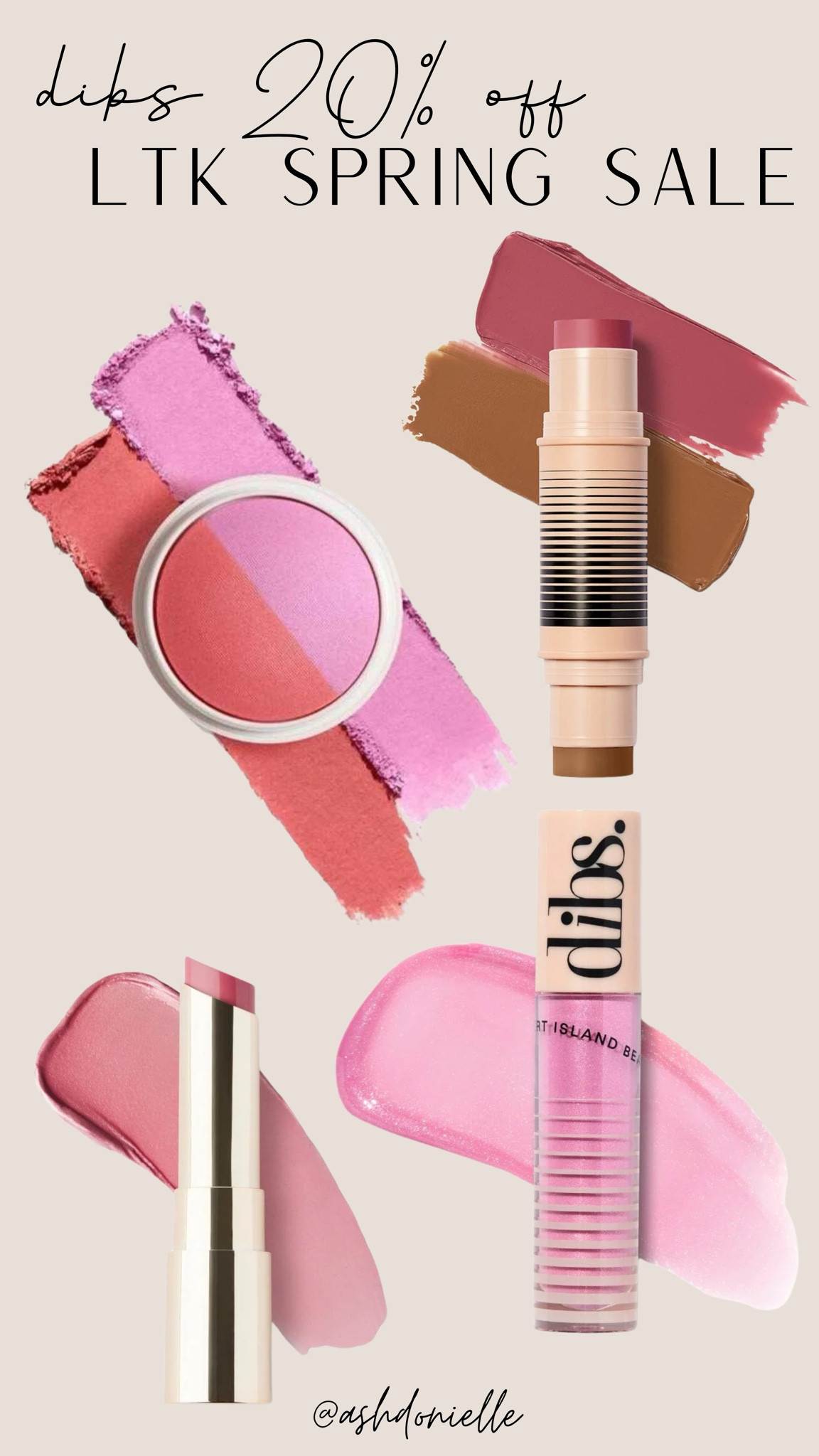 Don’t miss out on 20% off Dibs!! 

Dibs Beauty, LTK spring sale, makeup must haves, styling tip, beauty must haves

#LTKSpringSale #LTKBeauty