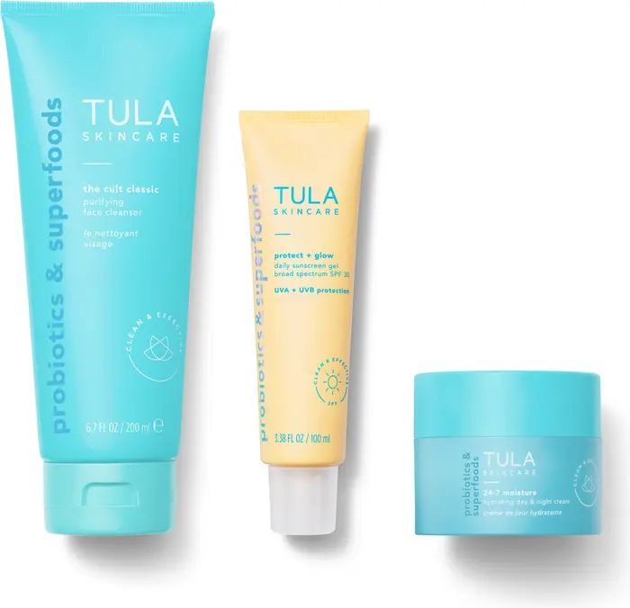 TULA Skincare Everyday Glow Best Selling Essentials Set $146 Value | Nordstrom | Nordstrom