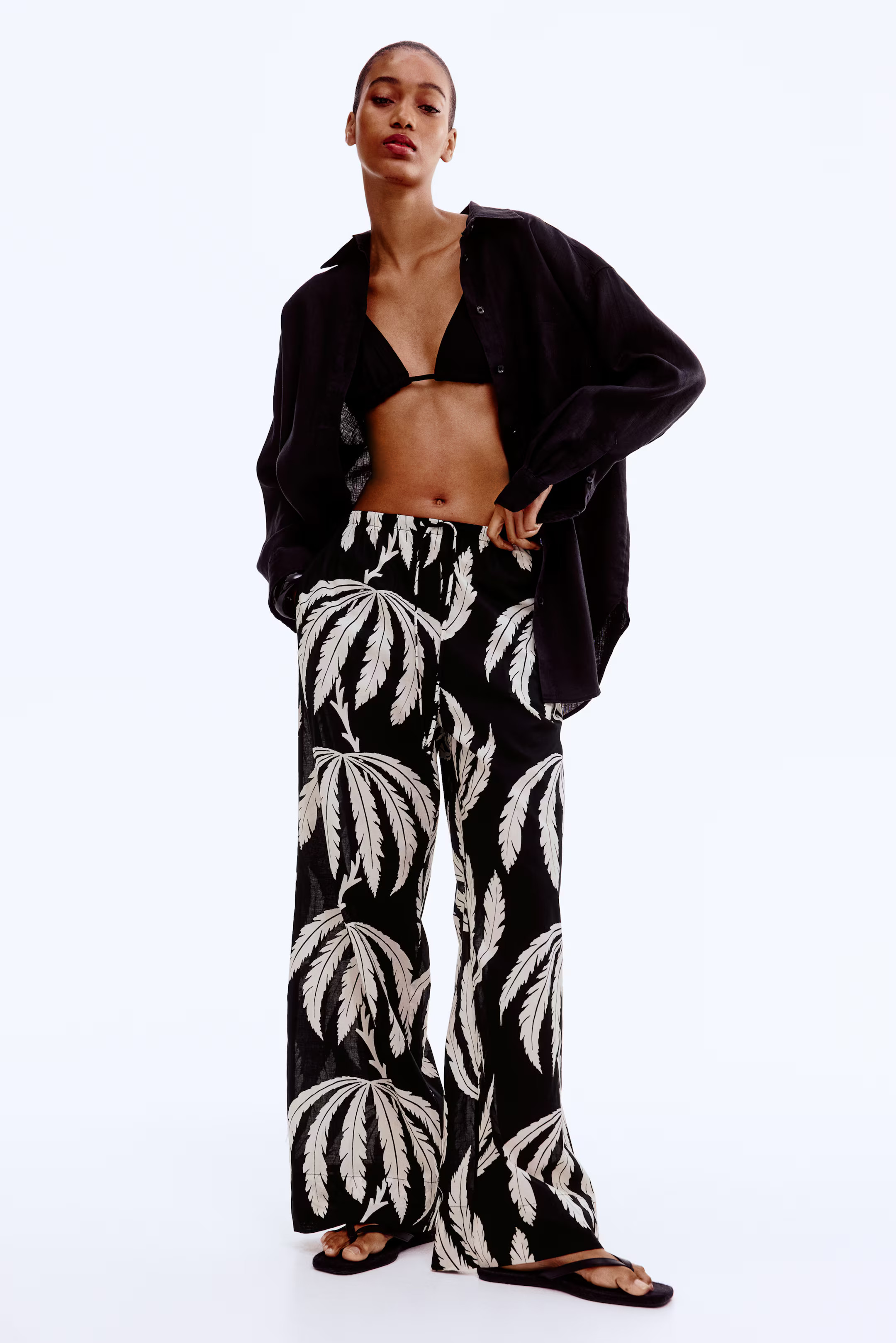 Cotton Drawstring Pants | H&M (US + CA)