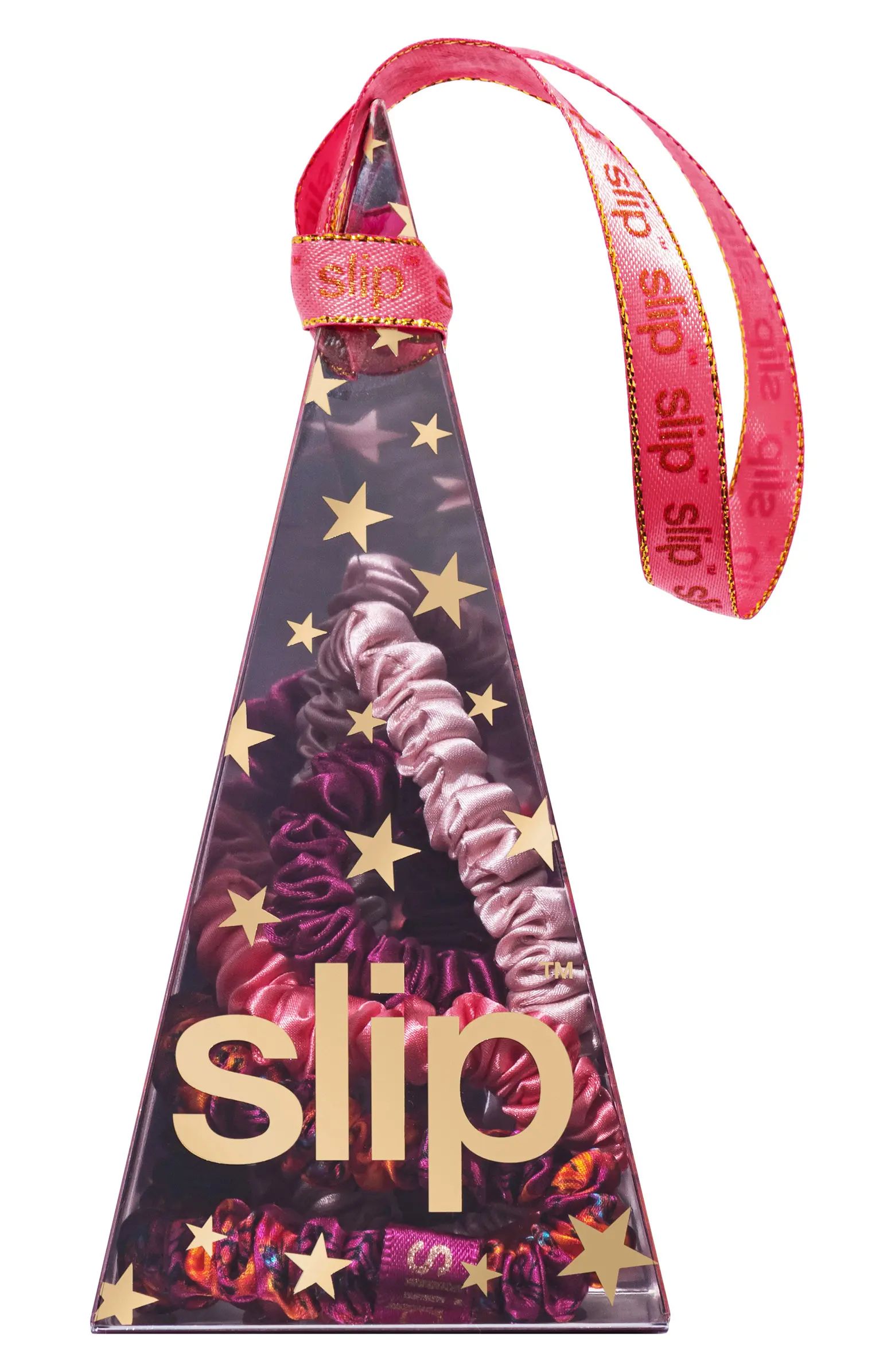 slip Moonflower Ornament Pure Silk Skinny Scrunchie Set | Nordstrom | Nordstrom