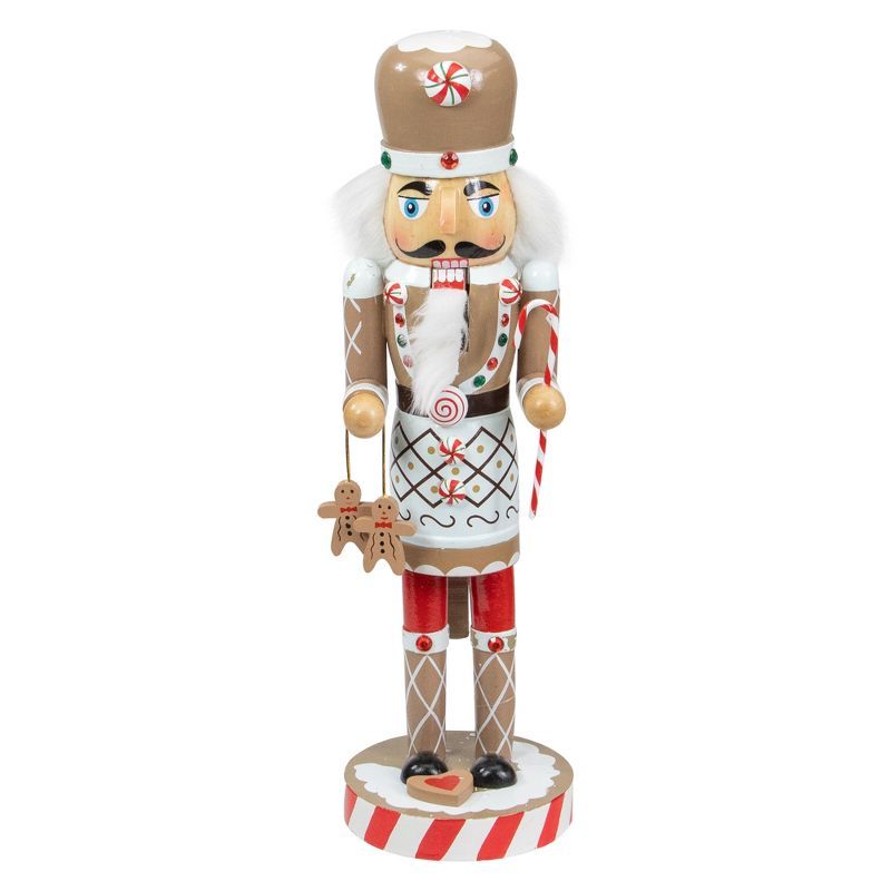 Northlight 14" Beige and Red Gingerbread Chef Christmas Nutcracker | Target