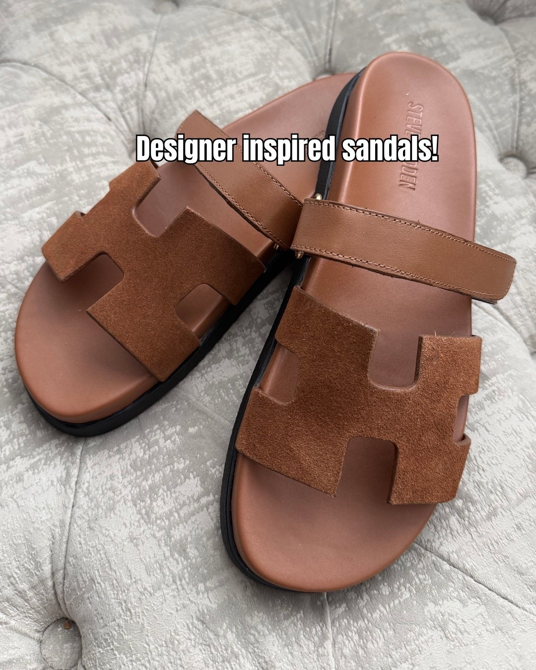 Designer inspired sandals #LTKSpringSale @Steve Madden US 

#LTKootd #LTKgrwm