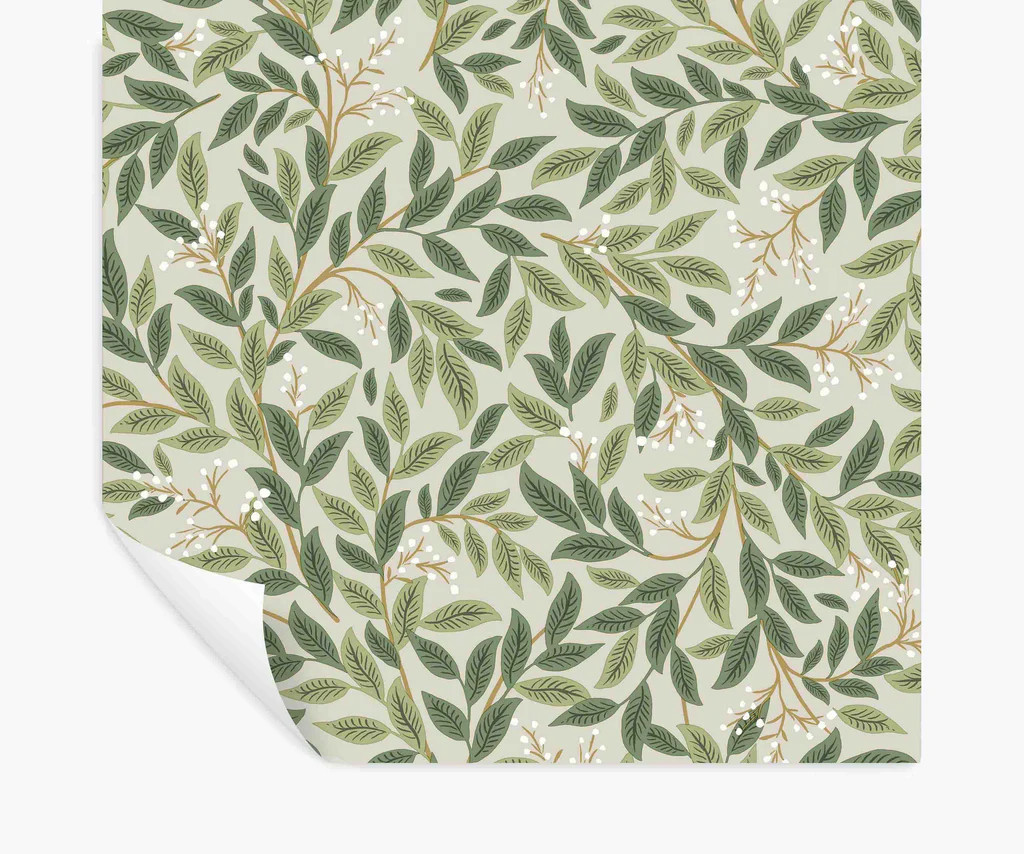 Willowberry Peel & Stick Wallpaper - Linen | Rifle Paper Co.