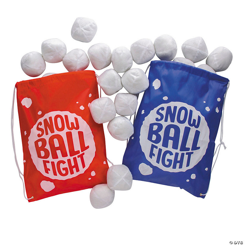 Snowball Fight Game with Storage Bags for 2 - 26 Pc. | Oriental Trading Company