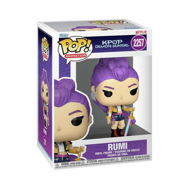 Funko POP! Anime KPOP Demon Hunters Rumi Vinyl Figure | argos.co.uk