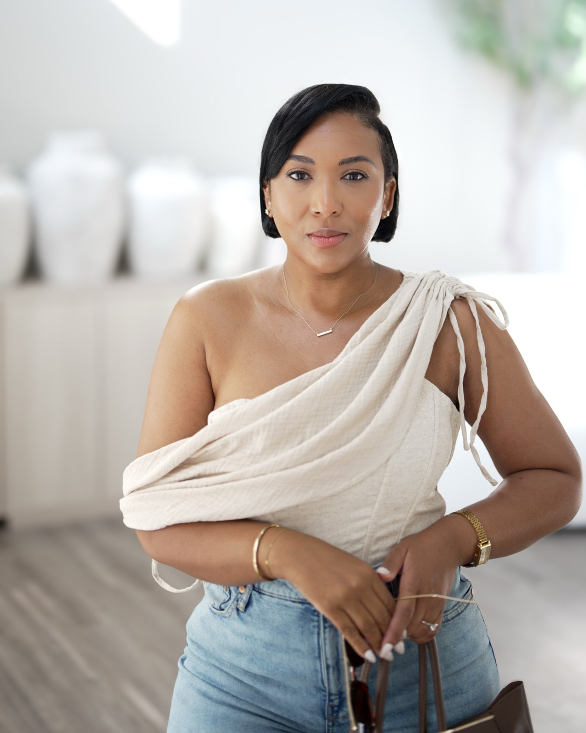 Draped Summer Top
Wearing a Med

#LTKOver40 #LTKootd