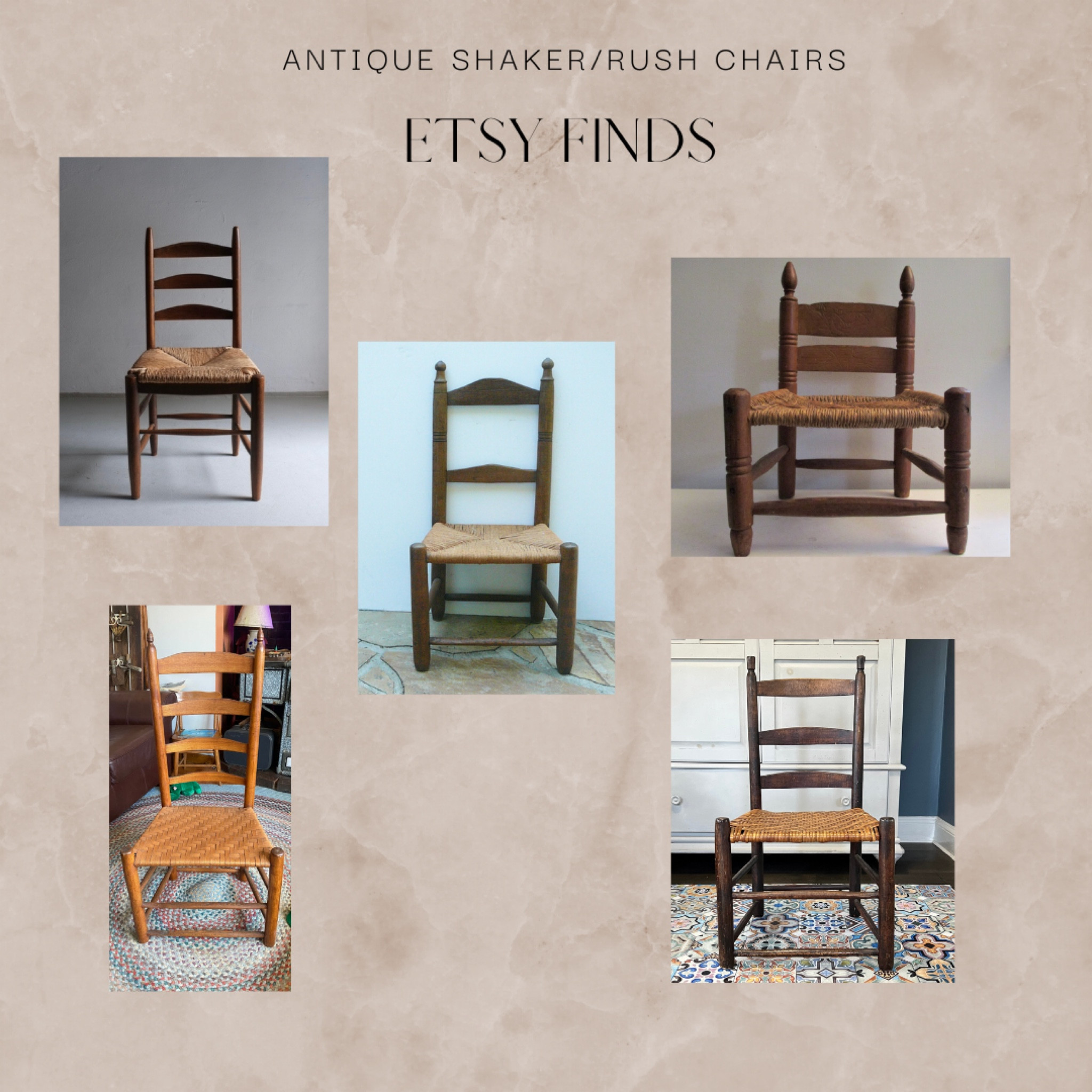 Antique chairs, Etsy, shaker chair, home decor 

#LTKhome