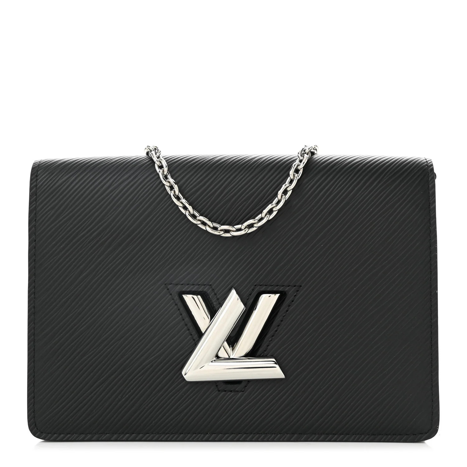 Louis Vuitton Epi Twist Belt Chain Wallet Black | FASHIONPHILE (US)