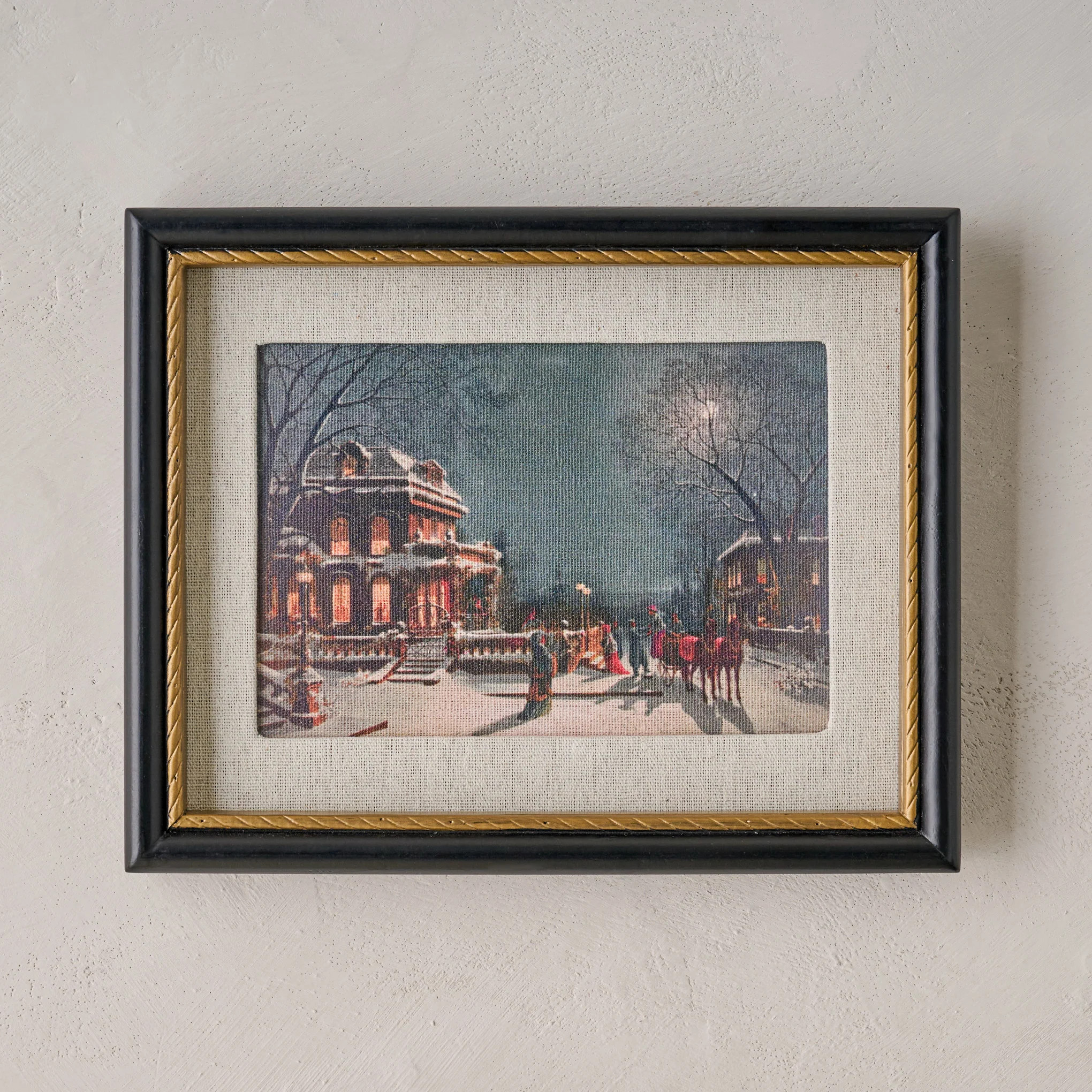 Silent Night's Glow Framed Print | Magnolia