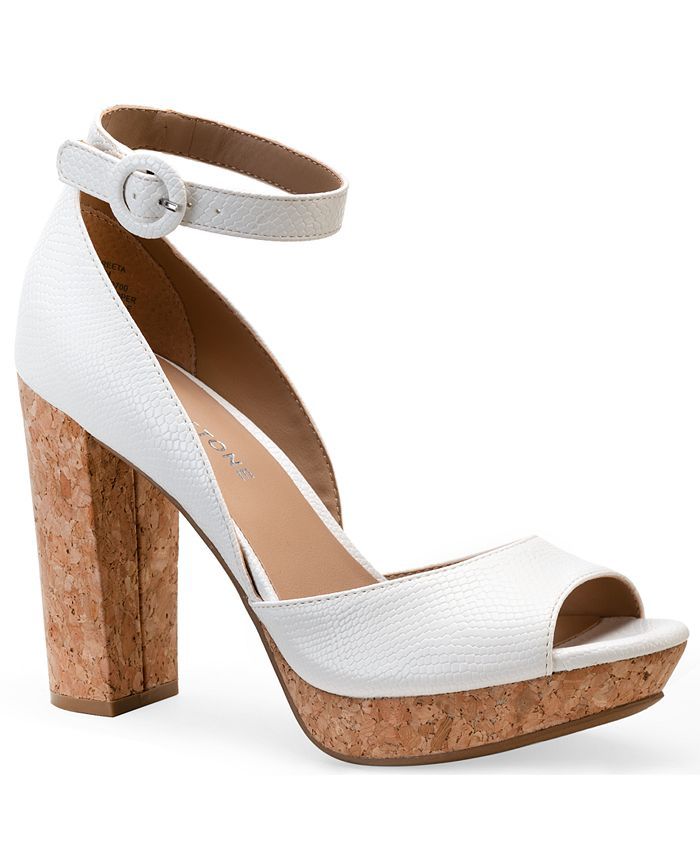 Reeta Block-Heel Platform Sandals, Created for Macy's | Macys (US)