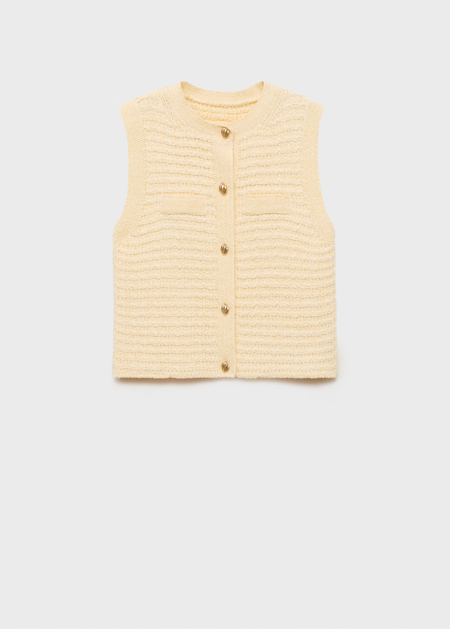 Knitted cardigan with jewel button - Women | MANGO United Kingdom | MANGO (UK)