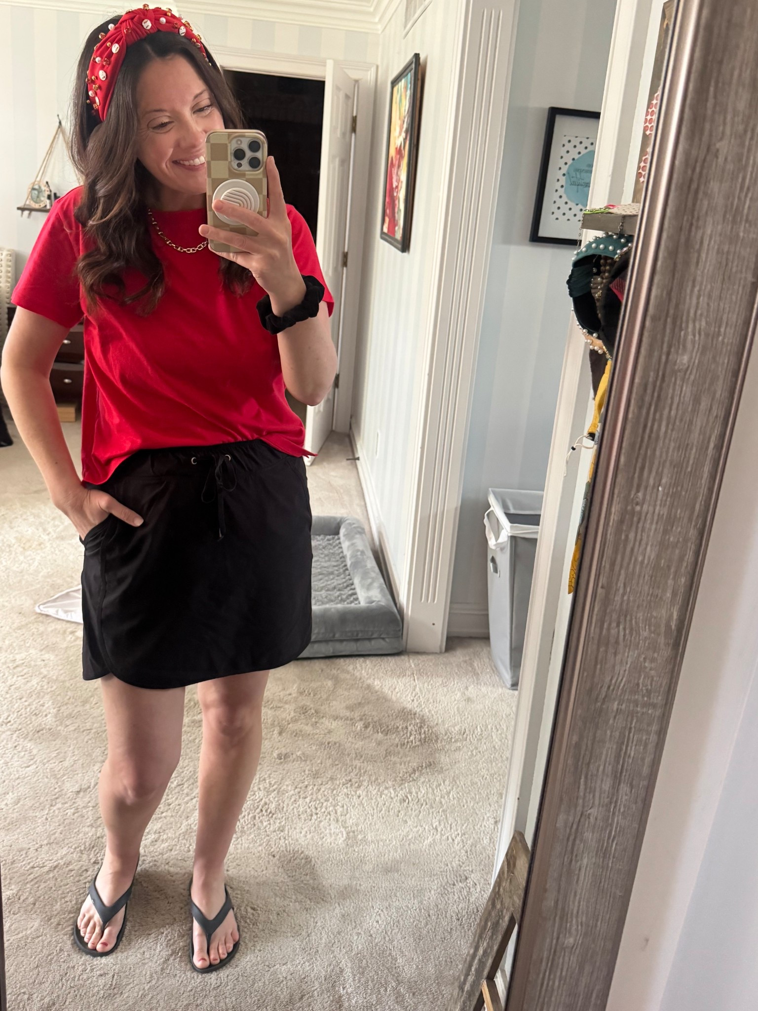 Baseball outfit with baseball headband 