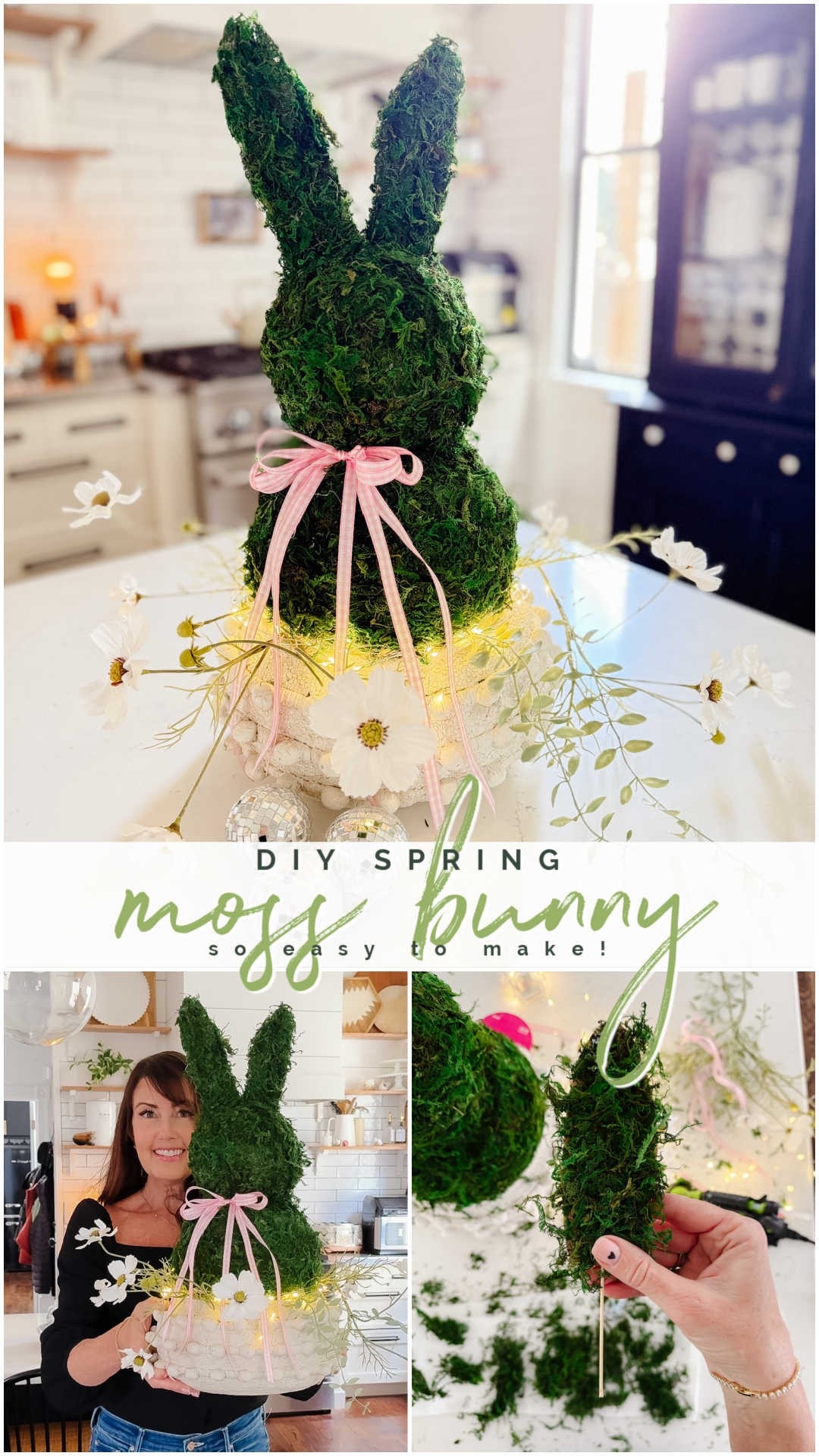 DIY Spring Moss Bunny Topiary. If you make one craft this spring, let it be a charming organic Moss Bunny Topiary that will add a whimsical touch to your seasonal decor.

#LTKFamily #LTKSeasonal #LTKHome