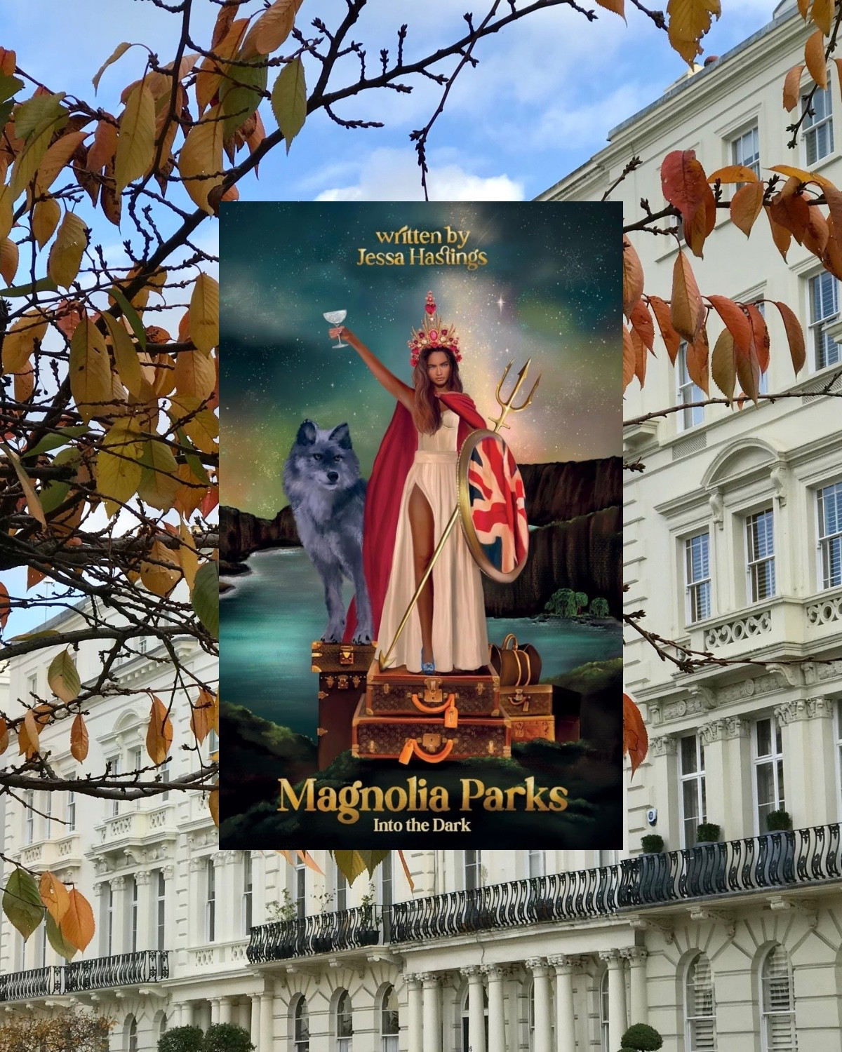 The fifth book in my favorite series of all time, Magnolia Parks: Into the Dark!

Unfortunately the gorgeous indie covers are only available in the UK (I did, in fact, special order mine because I had to have them!)