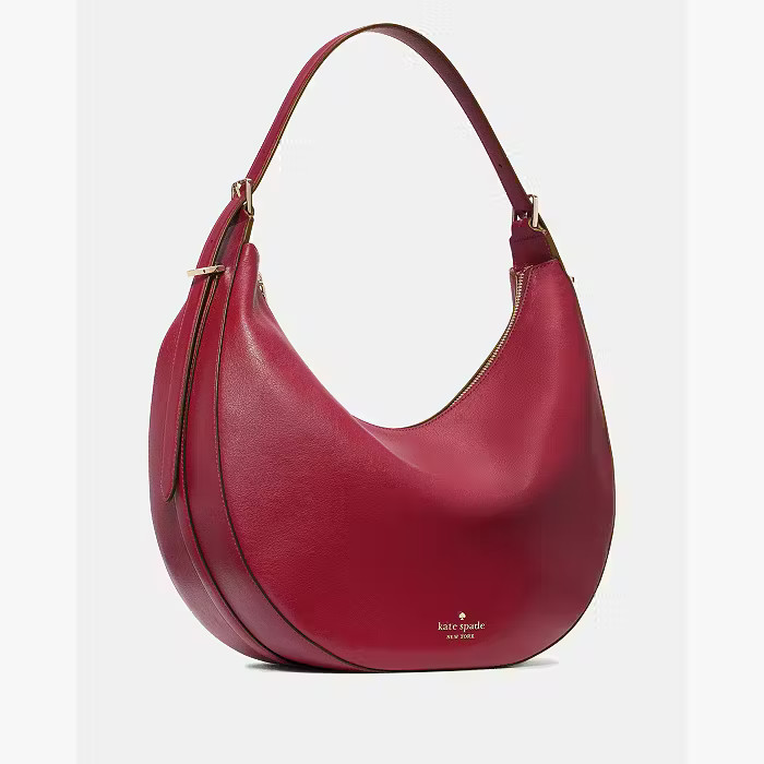 Nova Smooth Leather Large Crescent Shoulder Bag | Kate Spade Outlet
