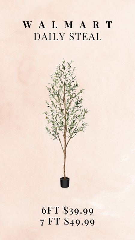 Amazing deal on this faux olive tree from Walmart! I have these all over my house, they’re the perfect way to liven up any corner! 

#LTKhome #LTKsalealert #LTKfindsunder50