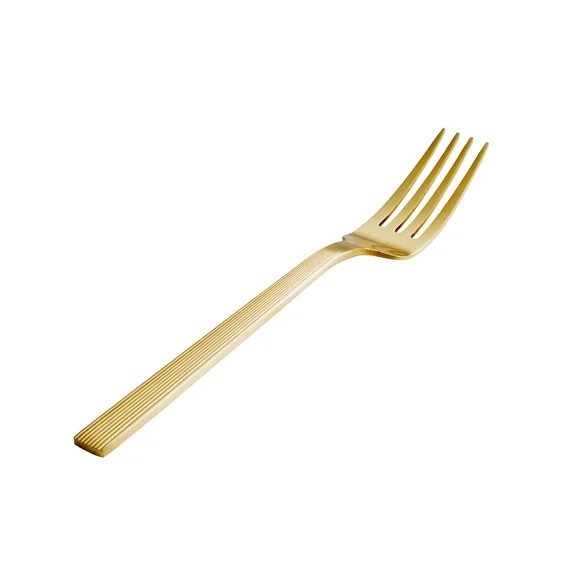 Better Homes & Gardens River 16-Piece Gold Satin Stainless Steel Flatware Set - Service for 4 | Walmart (US)