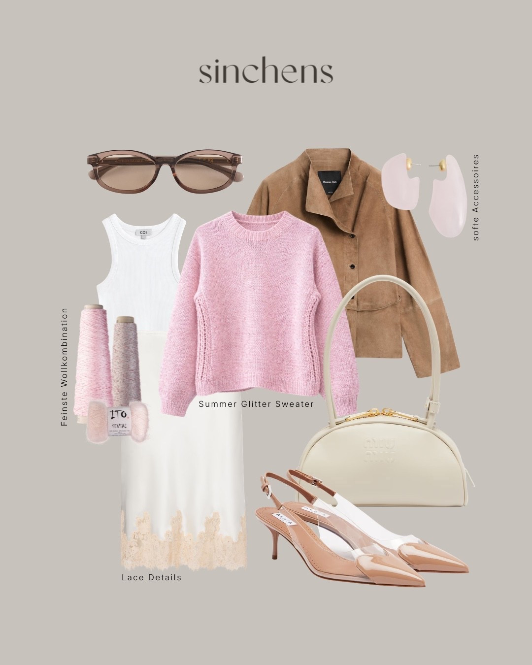 Summer Glitter meets Lace 