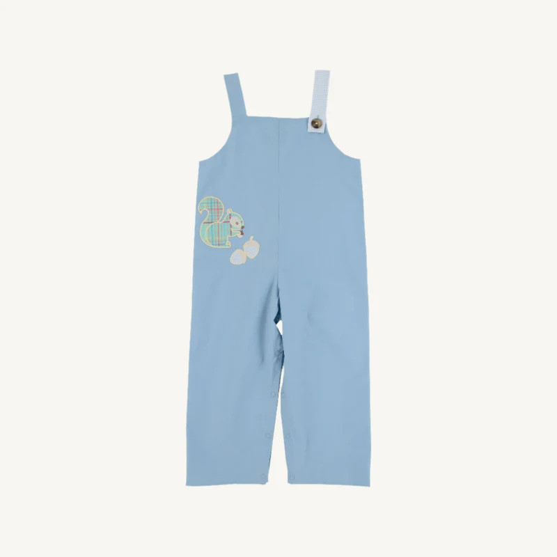 Teddy's Longall - Barrington Blue with Barrington Blue Mini Gingham an | The Beaufort Bonnet Company