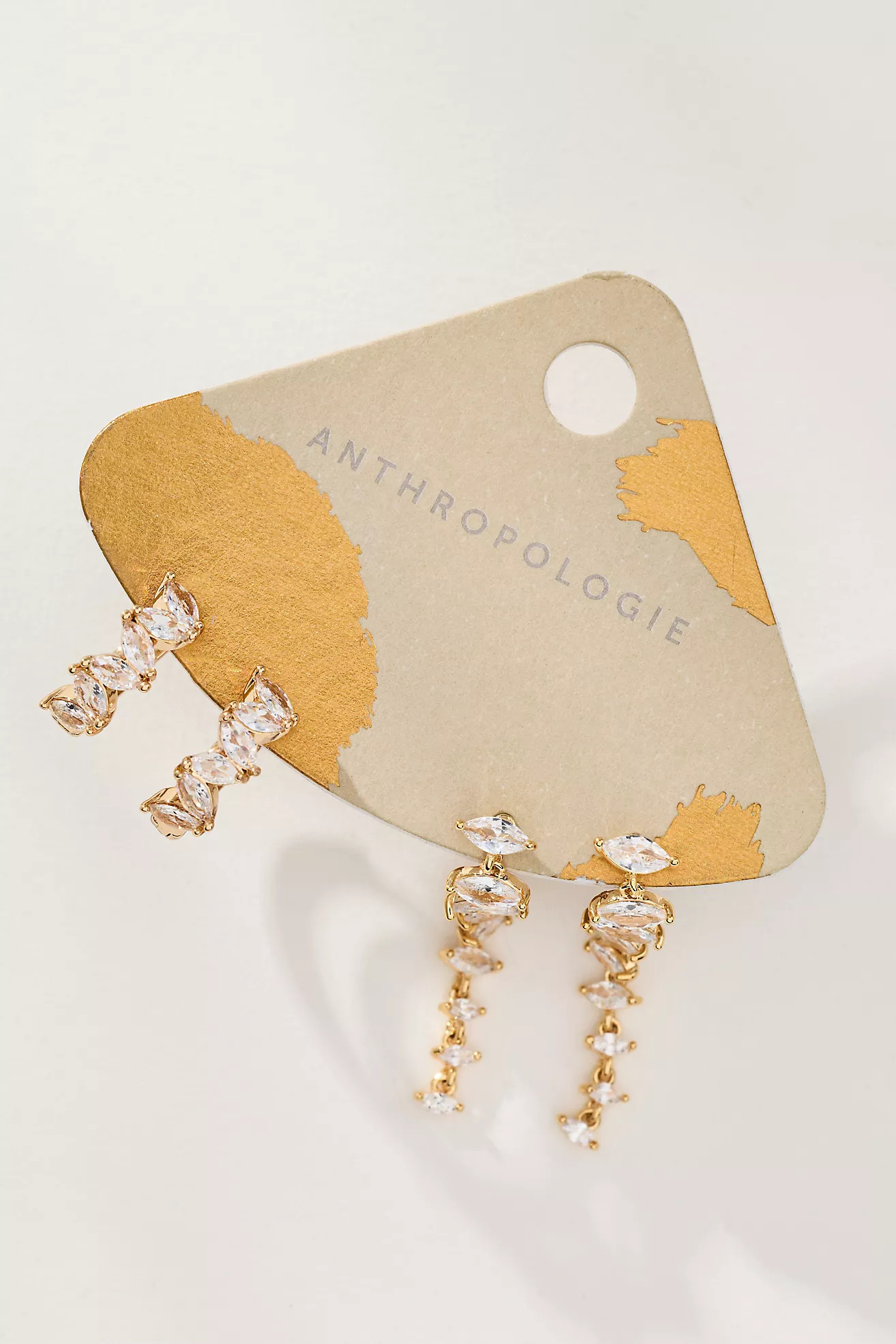 Sparkling Crystal Earrings, Set of 2 | Anthropologie (US)