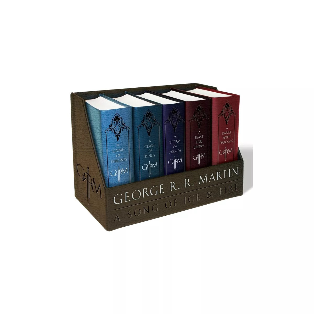 A Game of Thrones Leather-Cloth Boxed Set - (Song of Ice and Fire) by  George R R Martin (Mixed M... | Target