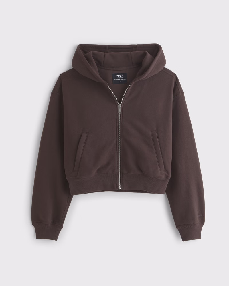 Women's YPB On The Go 6AM Full-Zip Hoodie | Women's Tops | Abercrombie.com | Abercrombie & Fitch (US)