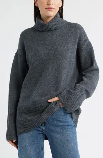 Nordstrom Wool & Cashmere Turtleneck Sweater | Nordstrom | Nordstrom
