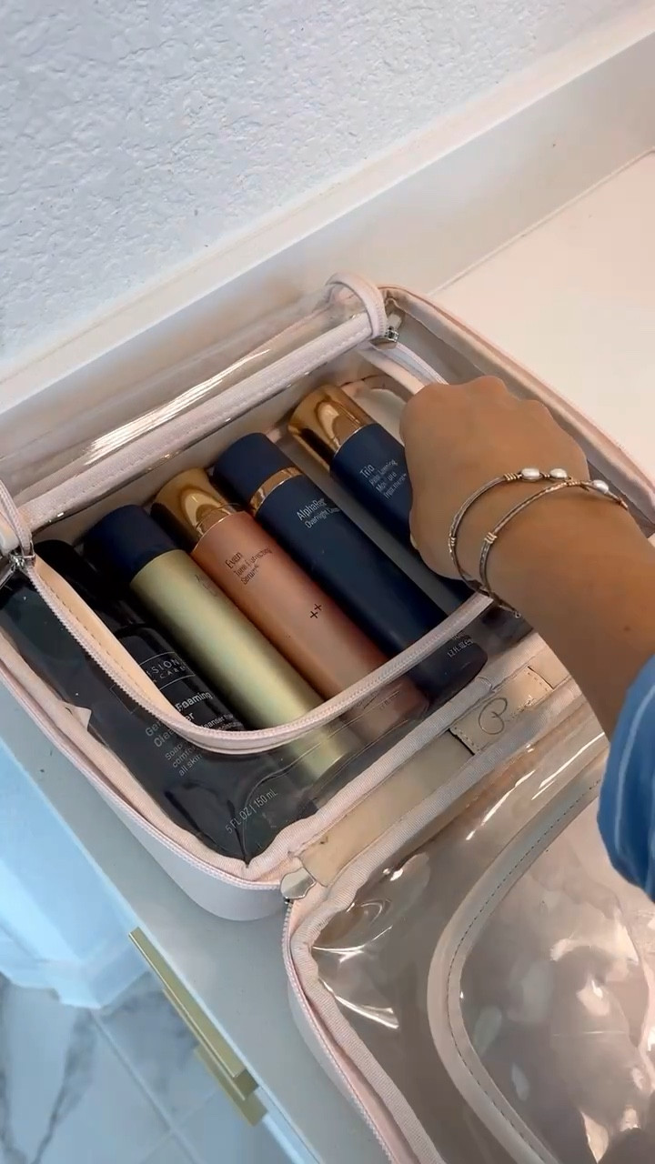 Pack my skincare with me! This travel case is the perfect case to fit everything! The small red light is AMAZING!!! 

#LTKFindsUnder100 #LTKTravel #LTKVideo