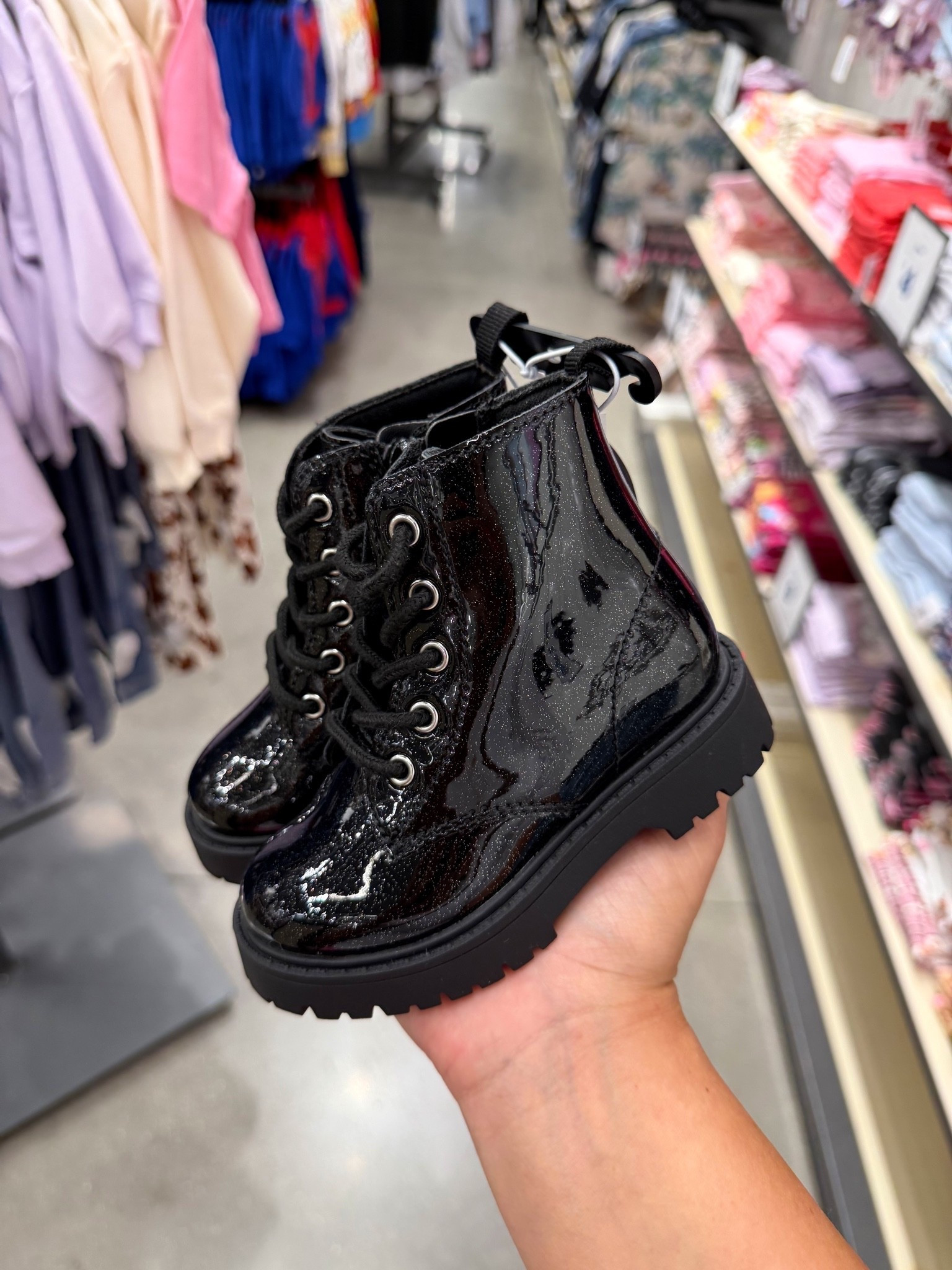 The cutest toddler girl combat boots!! 🖤✨

#LTKootd #LTKKids #LTKmomlife
