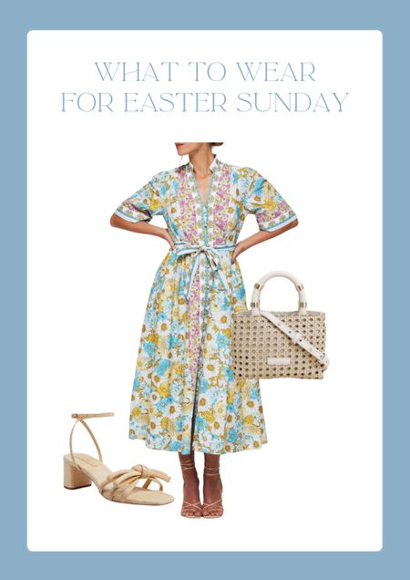 Easter Sunday Inspo! Love the is floral dress. Use the code AndradeStyle for 15% off your Hermoza order 