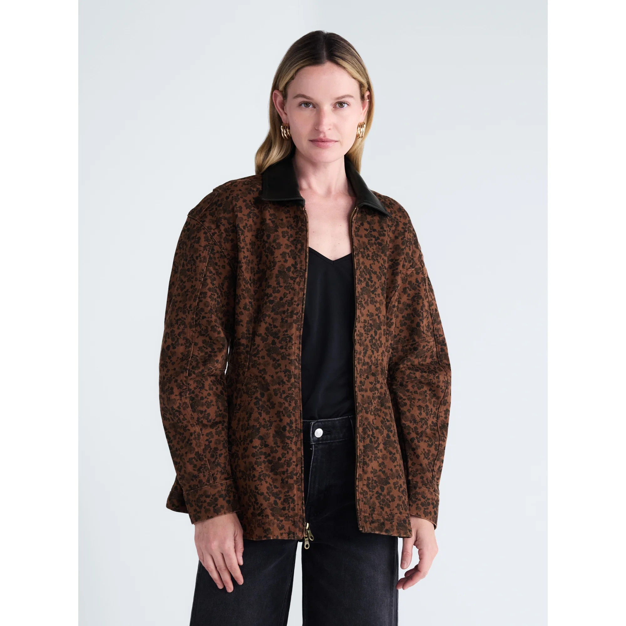 Scoop Women s and Women s Plus Peplum Denim Jacket  Sizes XS-4X | Walmart (US)
