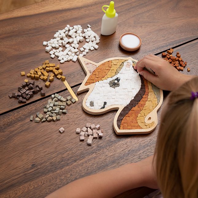 Make A Real Mosaic - Unicorn | Fat Brain Toys