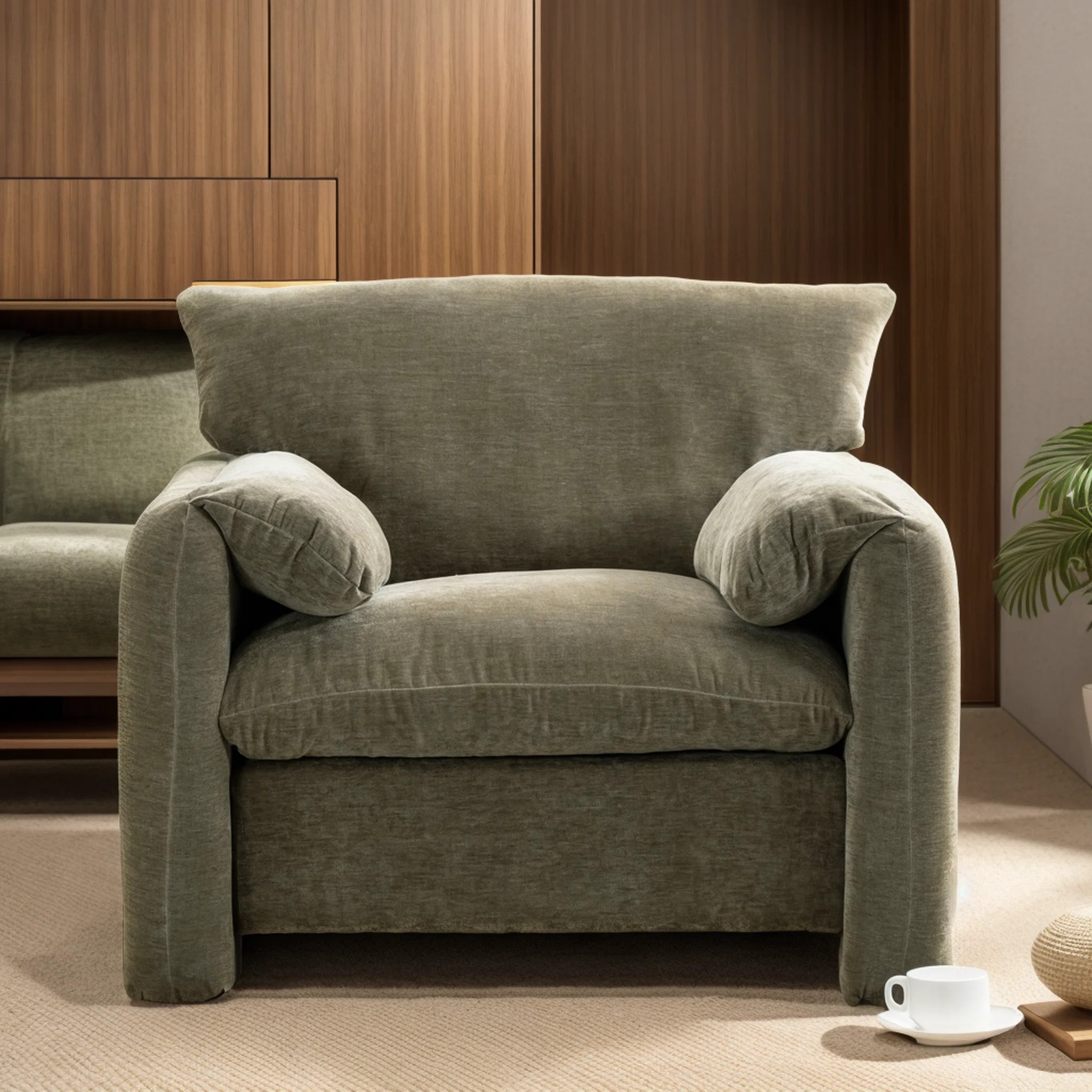 Latitude Run® Marithza 38.6'' W Oversized Armchair Accent Chair & Reviews | Wayfair | Wayfair North America