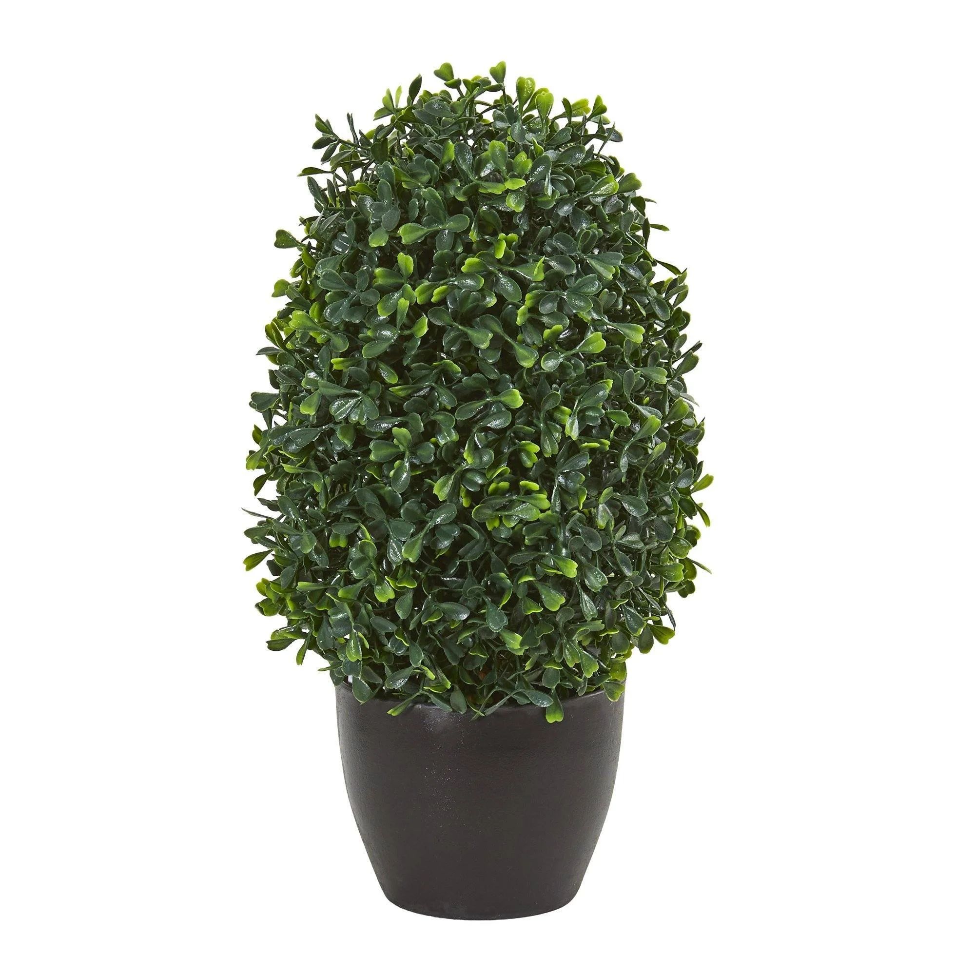 13” Boxwood Topiary Artificial Plant UV Resistant (Indoor/Outdoor) | Nearly Natural | Nearly Natural