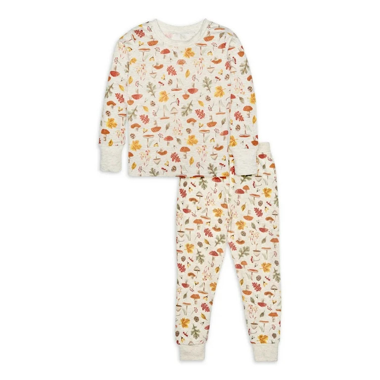 Modern Moments by Gerber Toddler Girl Tight Fitting Pajamas Set, 2-Piece, Sizes 12M-5T | Walmart (US)