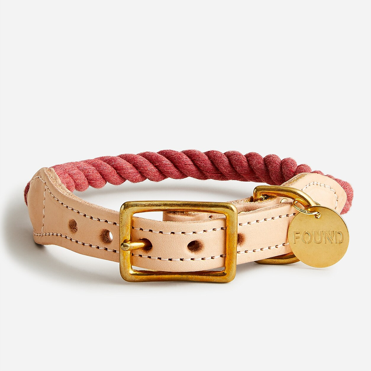 Found My Animal™ Nantucket upcycled rope cat and dog collar | J. Crew US