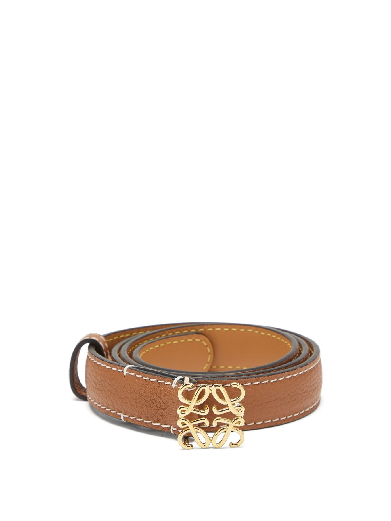 Anagram-buckle leather belt | LOEWE | Matches (UK)