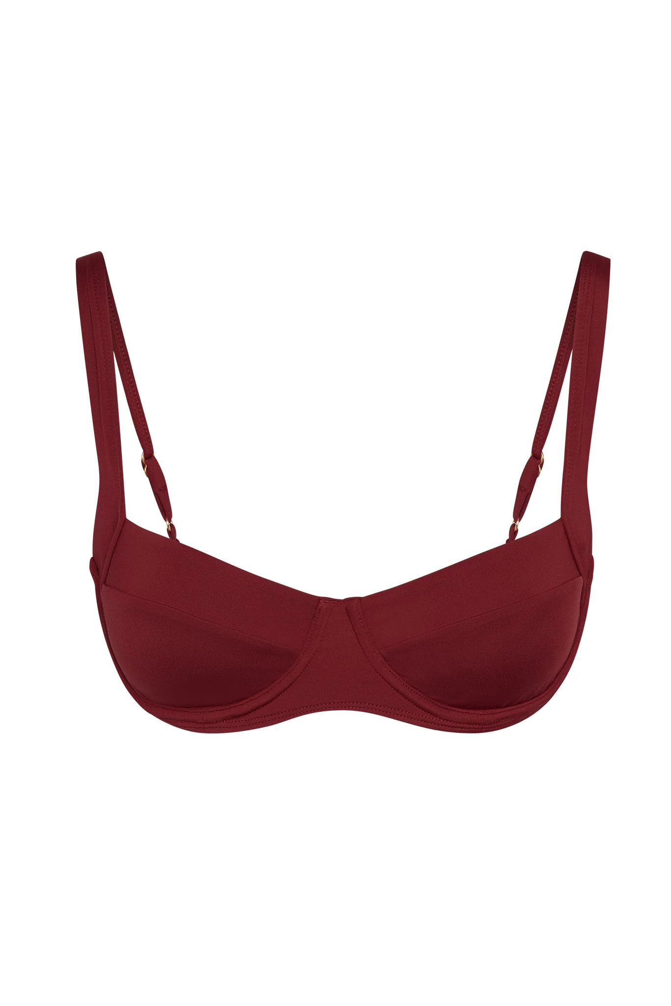 Sorrento Top - Burgundy | Monday Swimwear