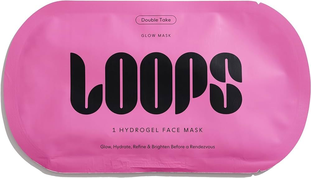 LOOPS DOUBLE TAKE - Glow Hydrogel Face Mask - Calms and Soothes Skin’s Surface - Helps Refine P... | Amazon (US)