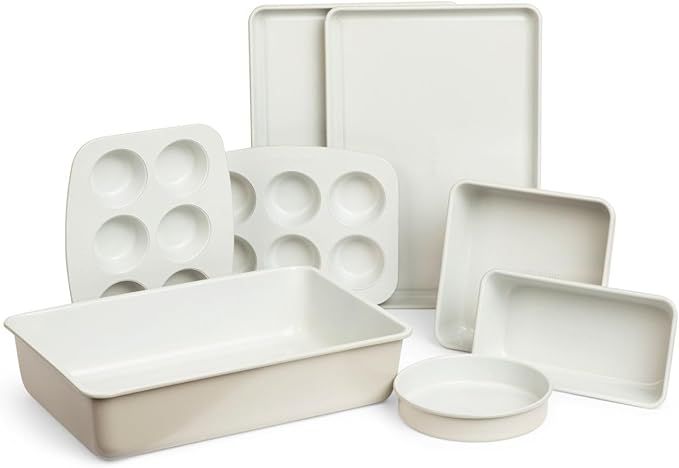 Larder & Vine Bakeware Set - PFAS/PFOA/PTFE Free, Heavy Duty Aluminized Steel with Ceramic Finish... | Amazon (US)