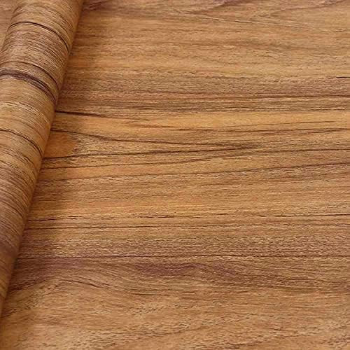 11.8" ×78.8" Wood Grain Wallpaper Peel and Stick Vinyl Film Self Adhesive Decor Wall Paper for C... | Amazon (US)