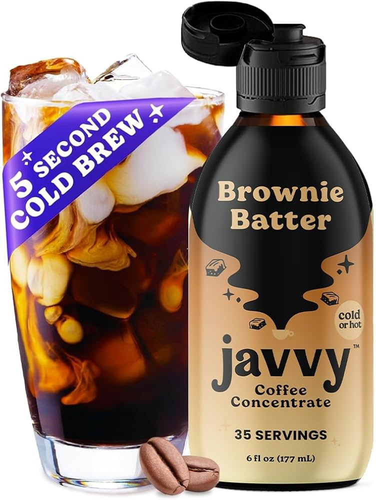 Javvy Coffee Concentrate - Cold Brew Coffee, Perfect for Instant Iced Coffee, Cold Brewed Coffee ... | Amazon (US)