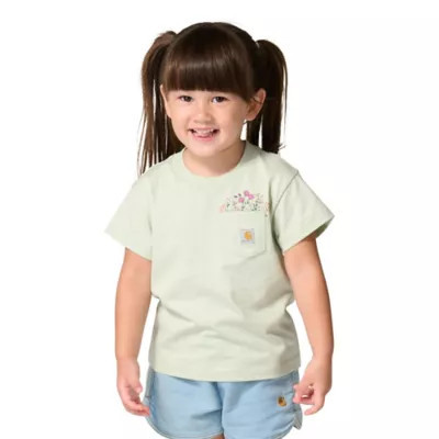Carhartt Toddler Girls' Garden Patch Pocket Tee | Tractor Supply