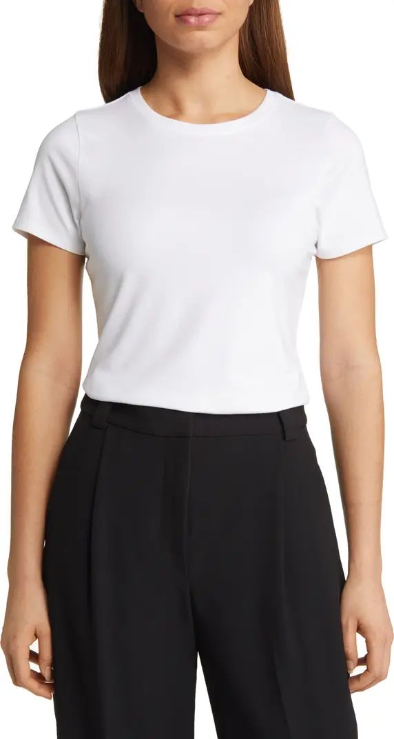 Pima Cotton Blend Crewneck T-Shirt | Nordstrom