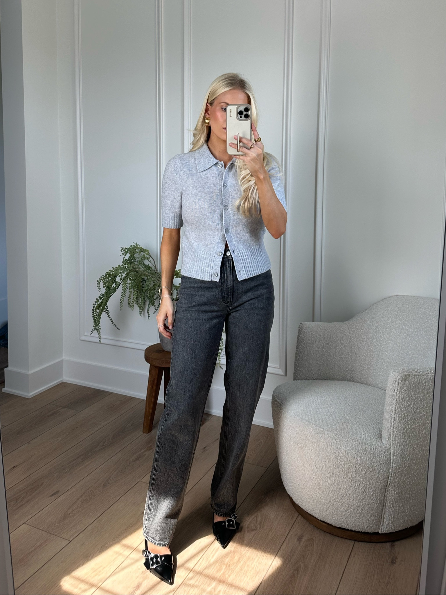 Code AFKathleen for 20% off my collection with Abercrombie! 
Wearing a size xs in sweater polo, 26 long in jeans, shoes are tts. 
#KathleenPost #AFxKP #Abercrombie #falloutfit #fallfashion

#LTKStyleTip #LTKFindsUnder100 #LTKSeasonal